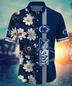 Penn State Nittany Lions NCAA Flower Hawaii Shirt For Fans Ver 26