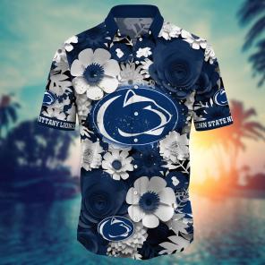 Penn State Nittany Lions NCAA Flower Hawaii Shirt For Fans Ver 27