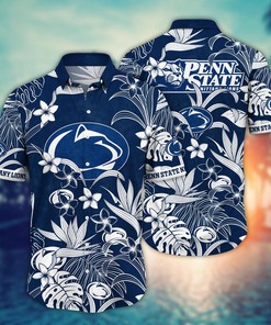 Penn State Nittany Lions NCAA Flower Hawaii Shirt For Fans Ver 29