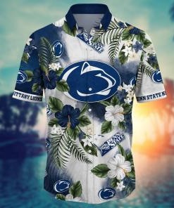 Penn State Nittany Lions NCAA Flower Hawaii Shirt For Fans Ver 30