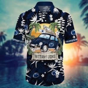 Penn State Nittany Lions NCAA Flower Hawaii Shirt For Fans Ver 34