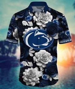 Penn State Nittany Lions NCAA Flower Hawaii Shirt For Fans Ver 37