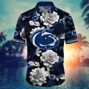 Penn State Nittany Lions NCAA Flower Hawaii Shirt For Fans Ver 37