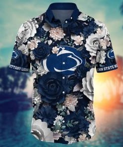 Penn State Nittany Lions NCAA Flower Hawaii Shirt For Fans Ver 7