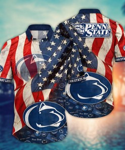 Penn State Nittany Lions NCAA Flower Hawaii Shirt For Fans Ver 9