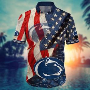 Penn State Nittany Lions NCAA Flower Hawaii Shirt For Fans Ver 9