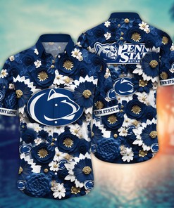 Penn State Nittany Lions NCAA Hawaiian Shirt for This Summer Customize Shirt Any Team