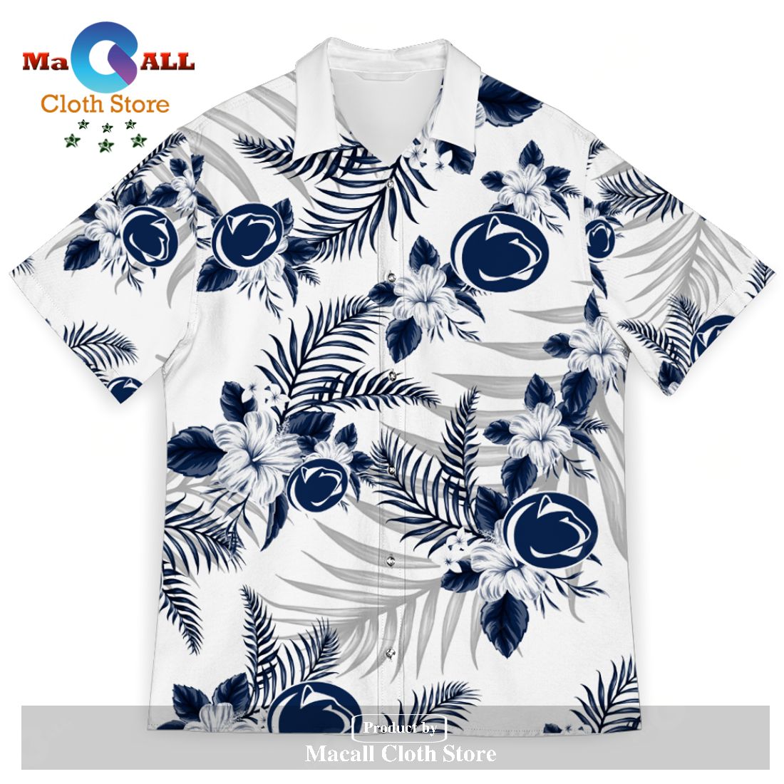 Penn State Nittany Lions Trending Sports American Hawaiian Tropical Patterns Hawaii Shirt