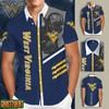 Personalize Your Style with Personalized West Virginia Mountaineers Short Sleeve Hawaiian Shirt