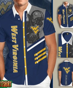 Personalize Your Style with Personalized West Virginia Mountaineers Short Sleeve Hawaiian Shirt