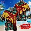 Personalize your Summer Look with NCAA USC Trojans Custom Name Green Hawaiian Shirt 