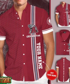 Personalized Alabama Crimson Tide Hawaiian Shirt for Die-Hard Fans