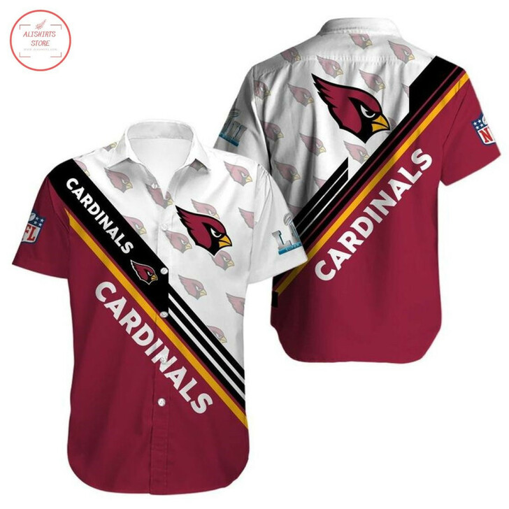 Personalized Arizona Cardinals Star pattern Hawaiian Shirt