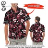 Personalized Arkansas Razorbacks Hawaiian Shirt - with Custom Name and Number 