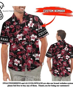 Personalized Arkansas Razorbacks Hawaiian Shirt - with Custom Name and Number