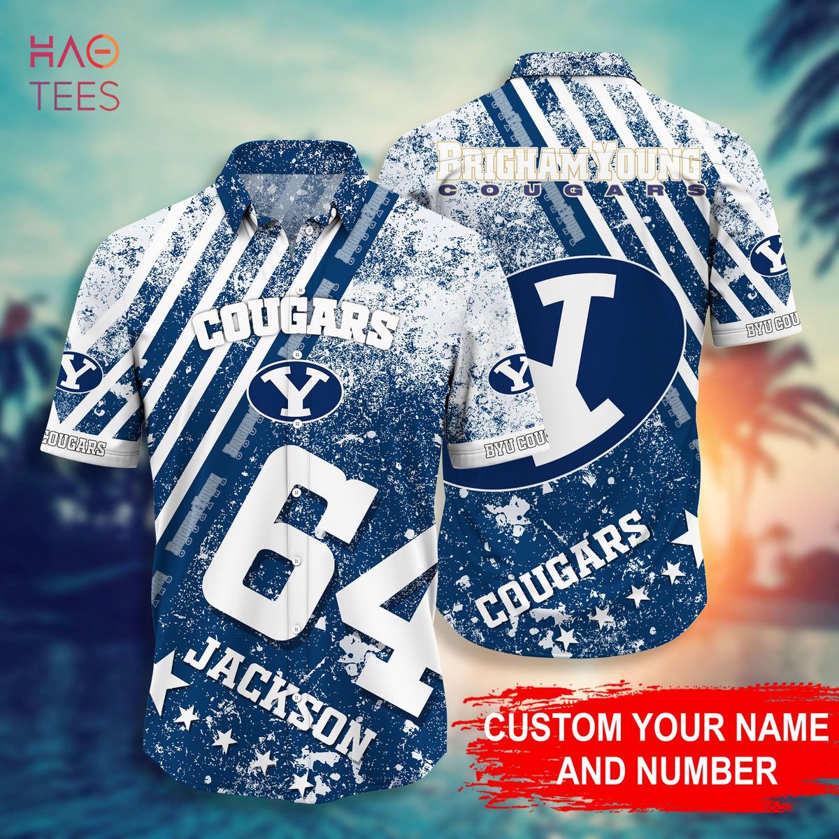 Personalized BYU Cougars Hawaiian Shirt - Unique and Creative Gift Idea