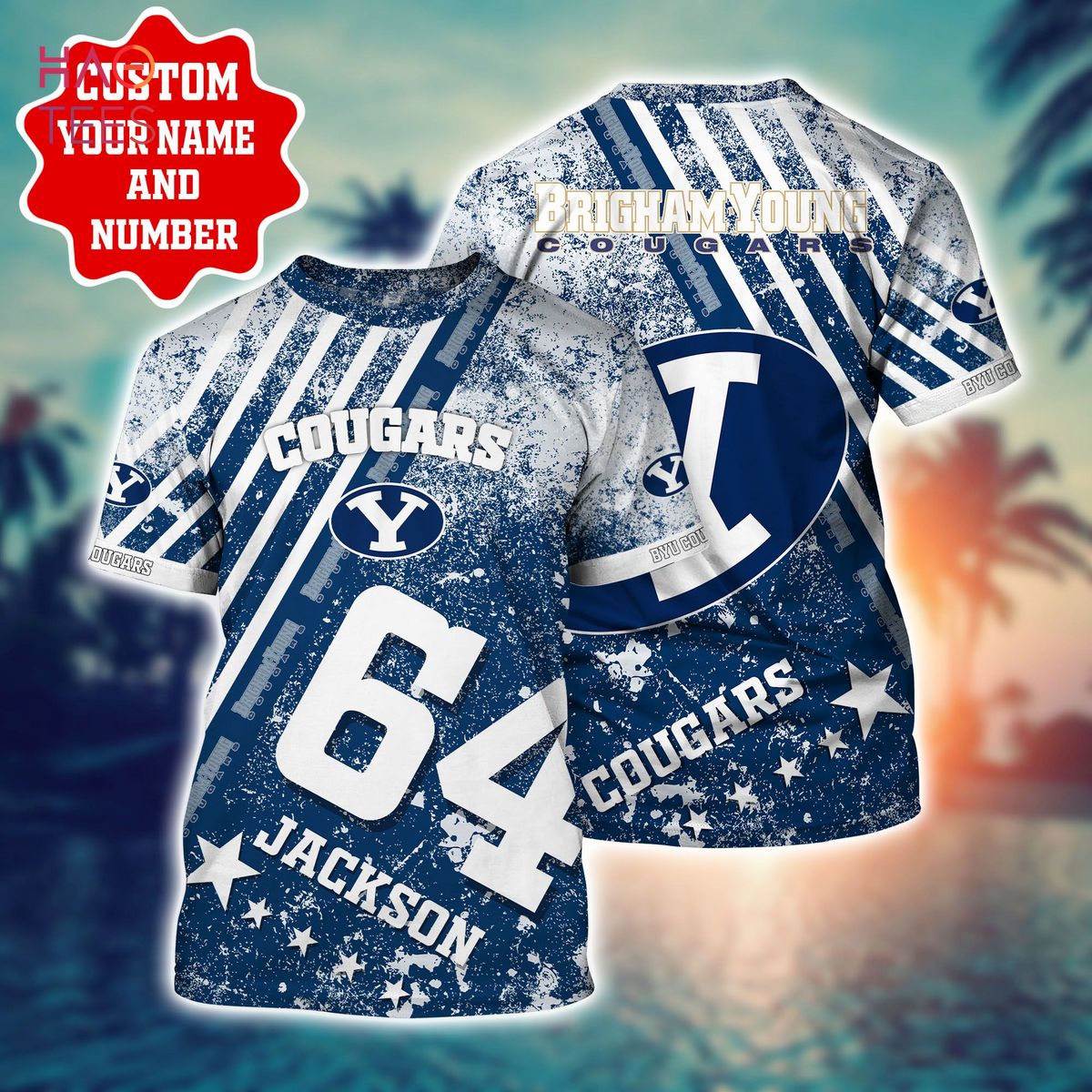 Personalized BYU Cougars Hawaiian Shirt - Unique and Creative Gift Idea