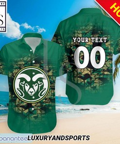 Personalized Camouflage Hawaiian Shirt for Colorado State Rams Fans