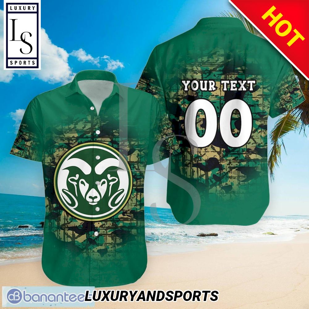 Personalized Camouflage Hawaiian Shirt for Colorado State Rams Fans
