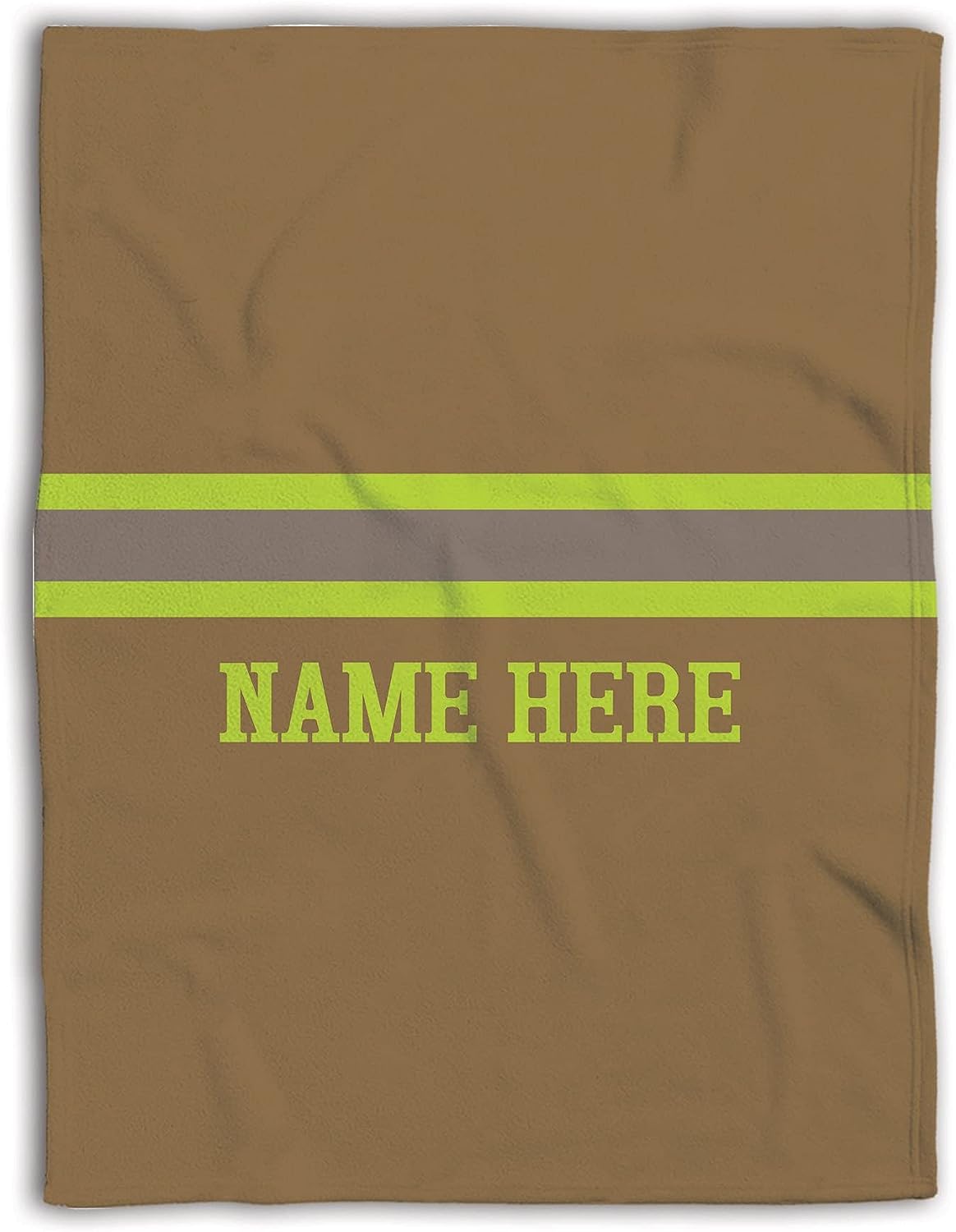 Personalized Firefighter Blanket, Custom Fireman Sherpa Fleece Throw Blankets