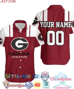 Personalized Georgia Bulldogs Athletics NCAA Hawaiian Shirt - Great Gift Idea