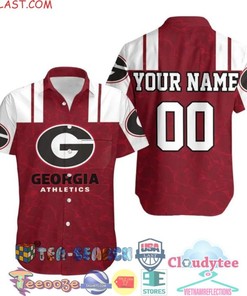 Personalized Georgia Bulldogs Athletics NCAA Hawaiian Shirt - Great Gift Idea