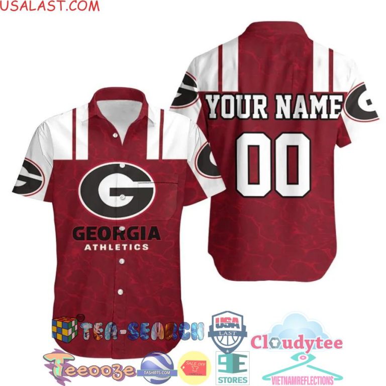Personalized Georgia Bulldogs Athletics NCAA Hawaiian Shirt - Great Gift Idea