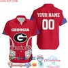 Personalized Georgia Bulldogs NCAA Hawaiian Shirt - Gift for Fans