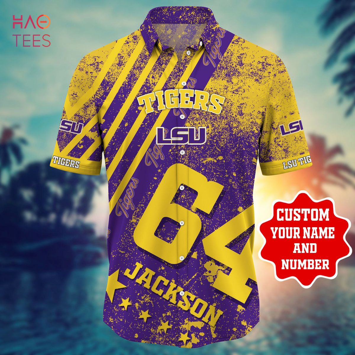 Personalized Hawaiian Shirt for LSU Tigers Fans