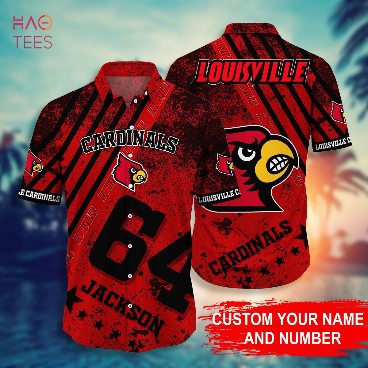 Personalized Hawaiian Shirt for Louisville Cardinals Fans