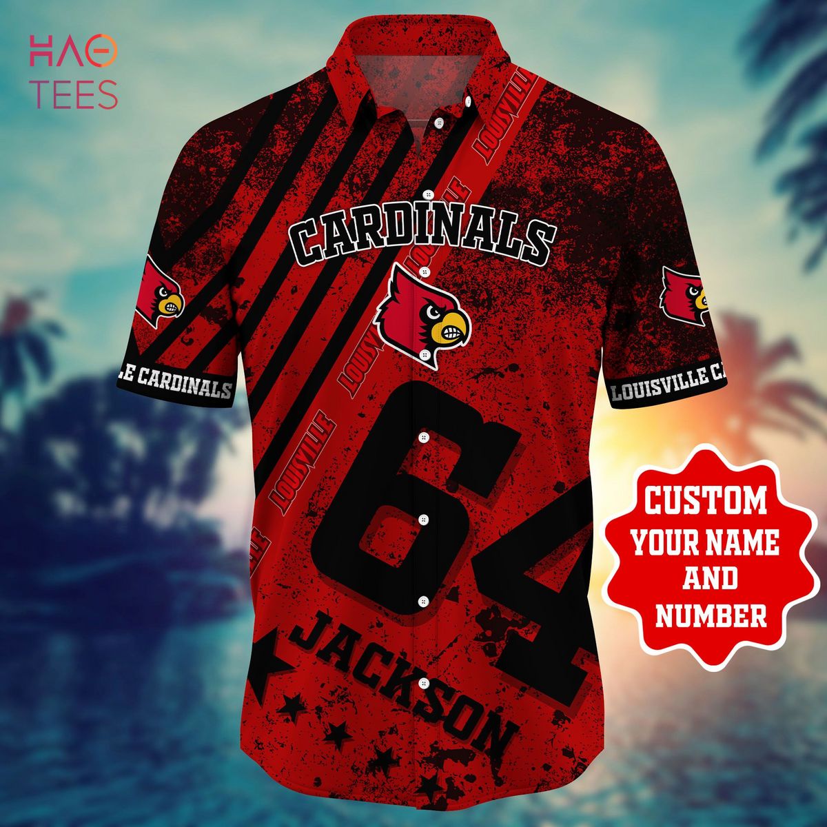 Personalized Hawaiian Shirt for Louisville Cardinals Fans