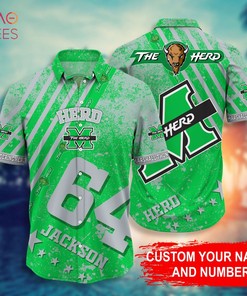 Personalized Hawaiian Shirt for Marshall Thundering Herd Fans