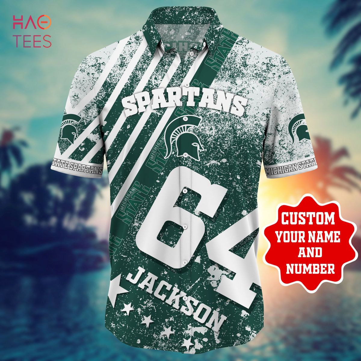 Personalized Hawaiian Shirt for Michigan State Spartans Fans
