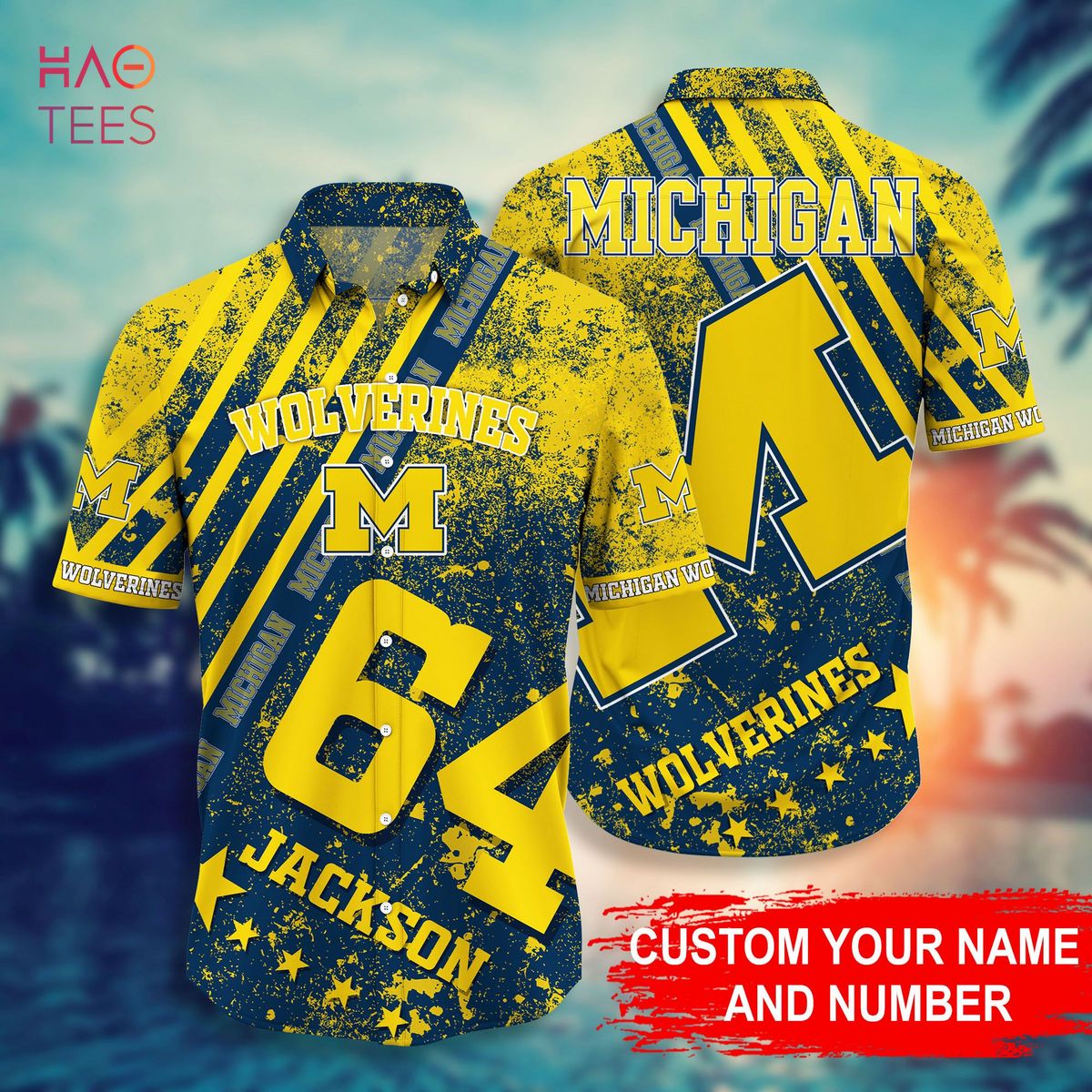 Personalized Hawaiian Shirt for Michigan Wolverines Fans