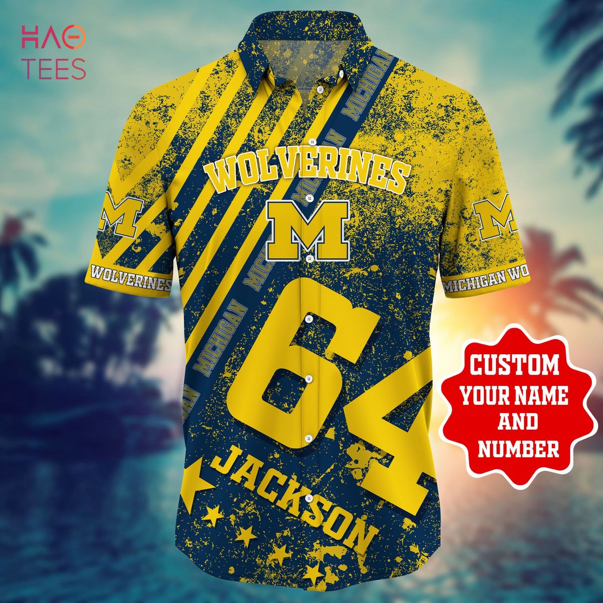 Personalized Hawaiian Shirt for Michigan Wolverines Fans