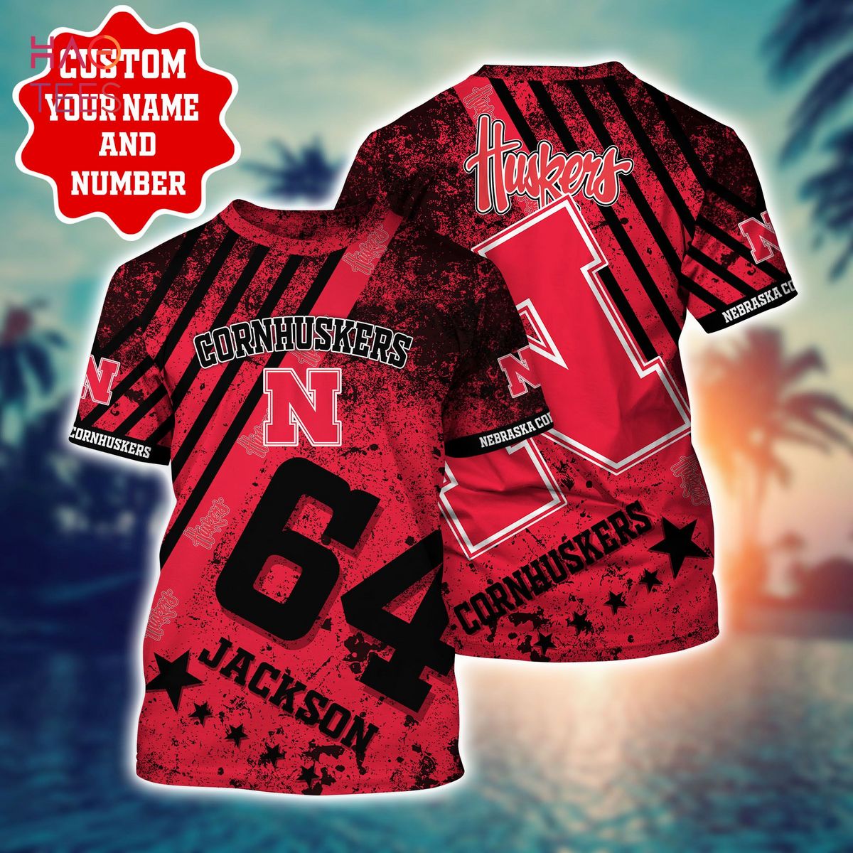 Personalized Hawaiian Shirt for Nebraska Cornhuskers Fans