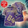 Personalized Hawaiian Shirt for Washington Huskies Fans 