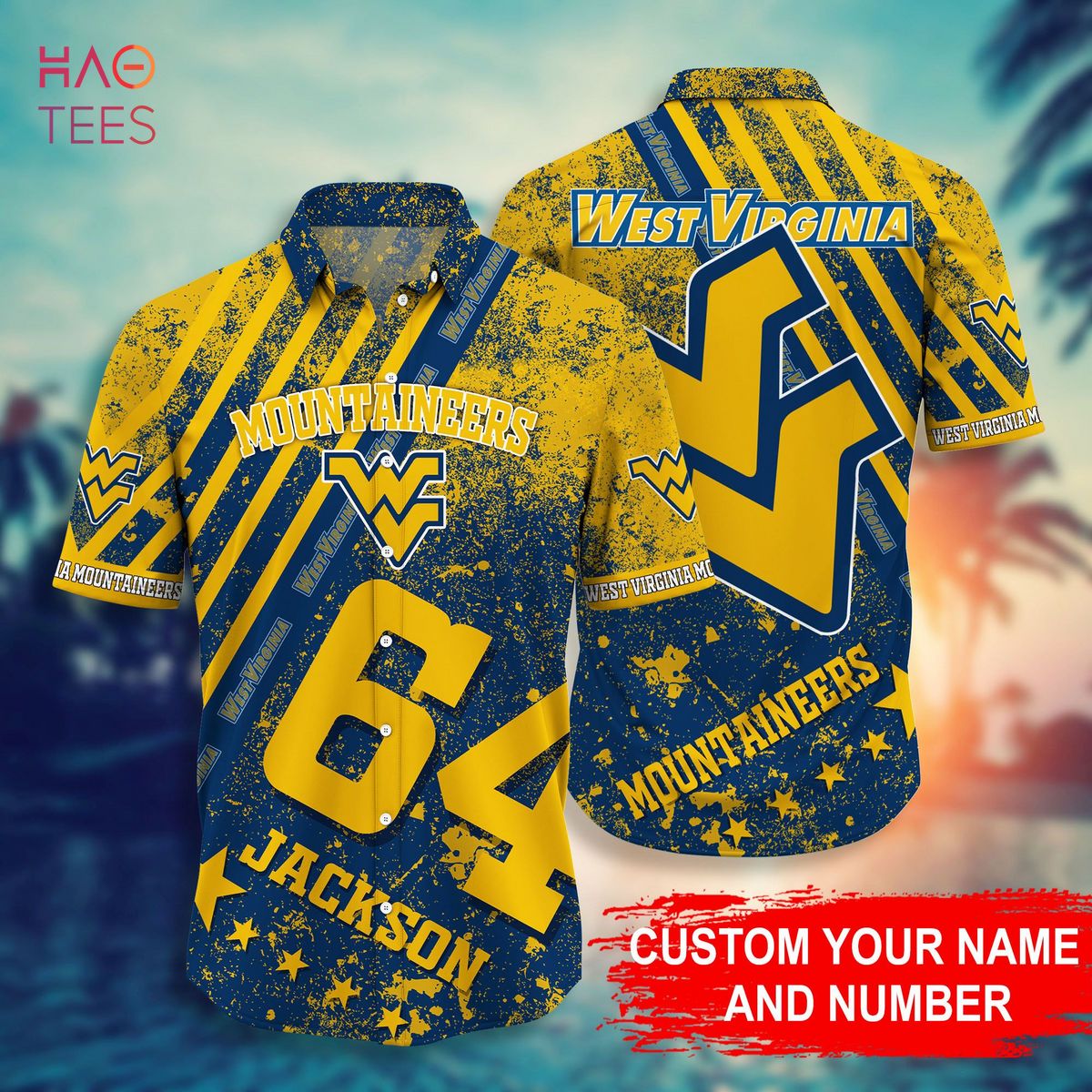 Personalized Hawaiian Shirt for West Virginia Mountaineers Fans