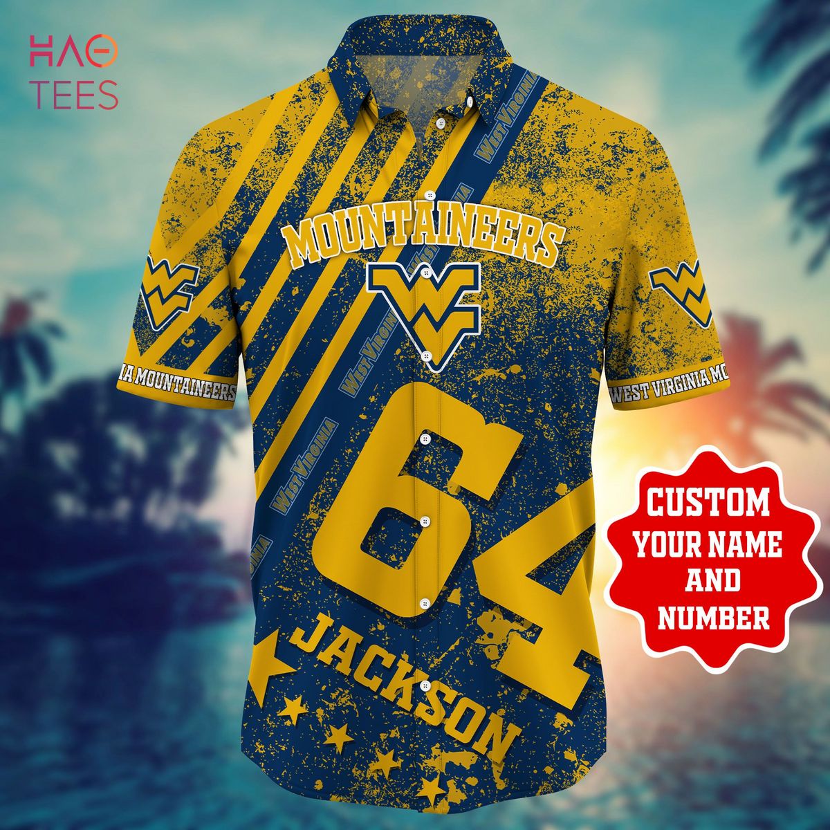 Personalized Hawaiian Shirt for West Virginia Mountaineers Fans