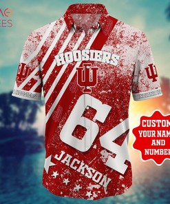 Personalized Indiana Hoosiers Hawaiian Shirt - Great Gift For Fans