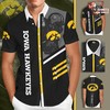 Personalized Iowa Hawkeyes Football All-Over Print 3D Hawaiian Shirt 