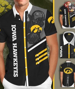 Personalized Iowa Hawkeyes Football All-Over Print 3D Hawaiian Shirt 