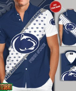 Personalized Men's Penn State Nittany Lions Hawaiian Shirt