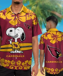 Personalized Mickey Arizona Cardinals Hawaiian Shirt for Die-Hard Fans