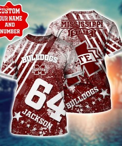 Personalized Mississippi State Bulldogs Hawaiian Shirt that is Trending