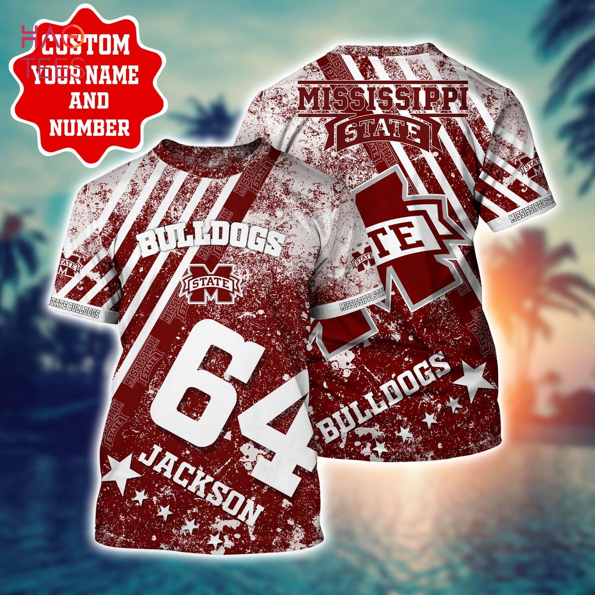 Personalized Mississippi State Bulldogs Hawaiian Shirt that is Trending