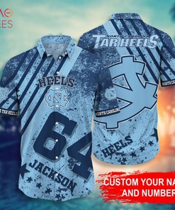 Personalized North Carolina Tar Heels Hawaiian Shirt - Trending this Summer