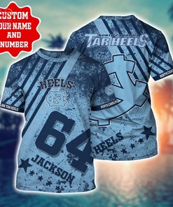 Personalized North Carolina Tar Heels Hawaiian Shirt - Trending this Summer