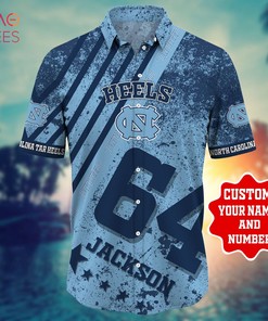 Personalized North Carolina Tar Heels Hawaiian Shirt - Trending this Summer