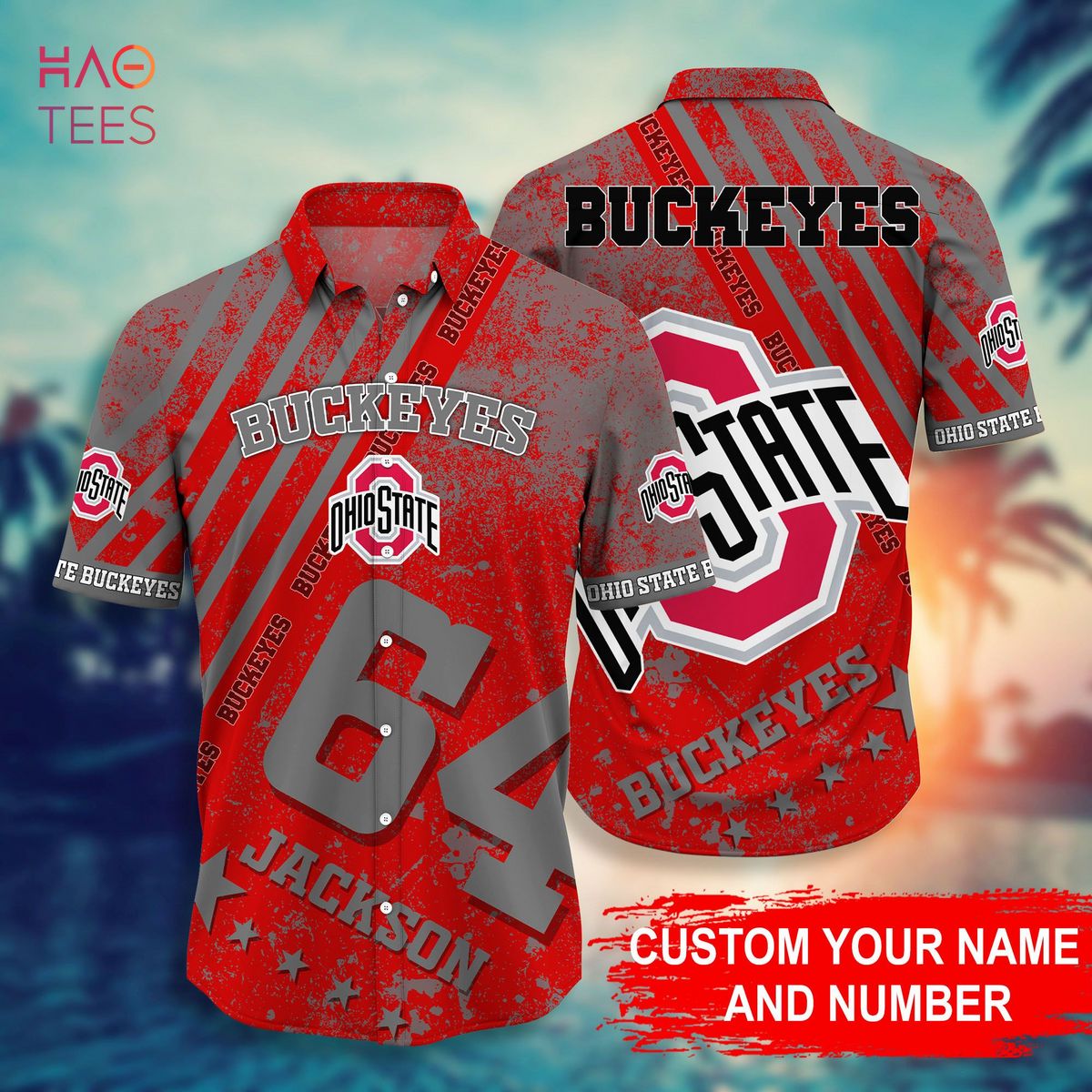 Personalized Ohio State Buckeyes Hawaiian Shirt - Trending this Summer